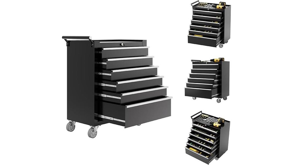 rolling tool chest drawers