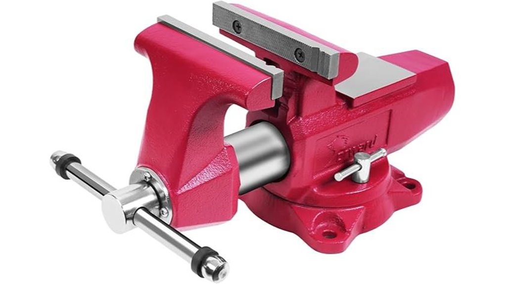 rotating vise with 4 jaw