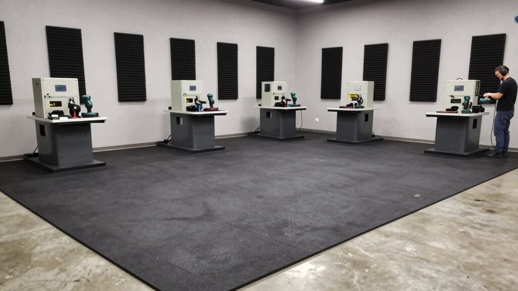 rubber matting noise reduction