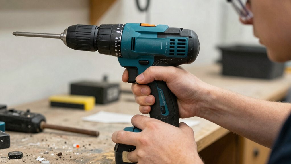 safe drill hand positioning