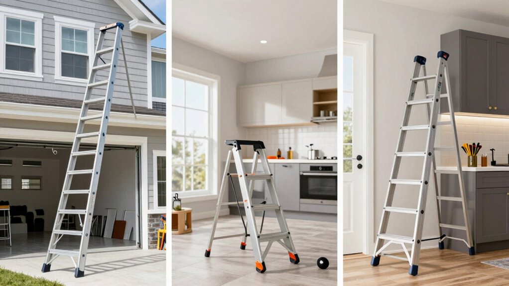 safe ladder height selection