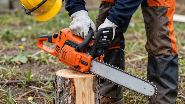 safe mini chainsaw usage