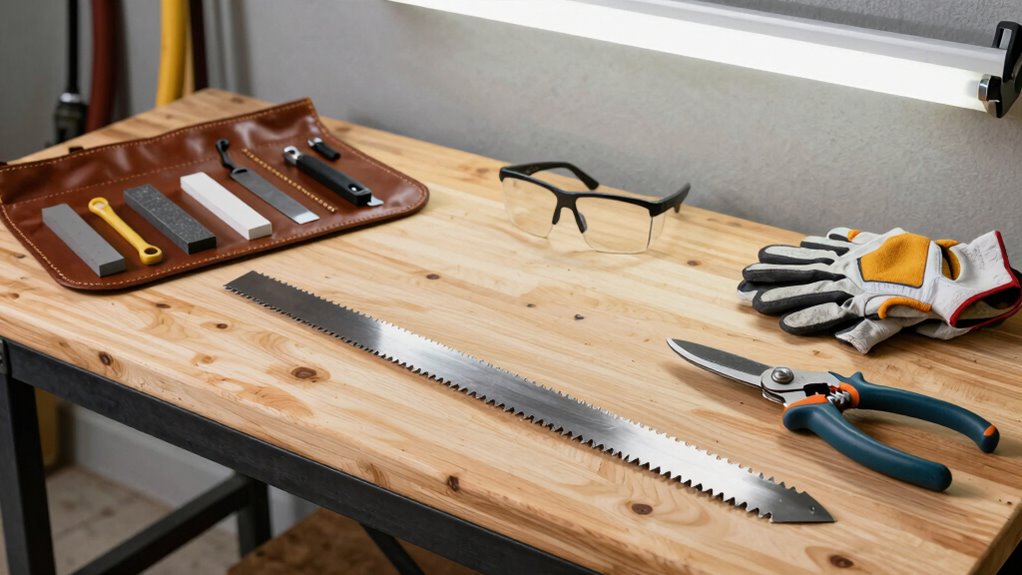 safety equipment for sharpening