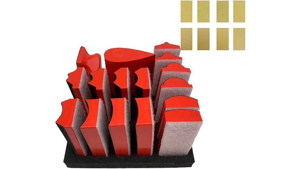 sanding block and sandpaper