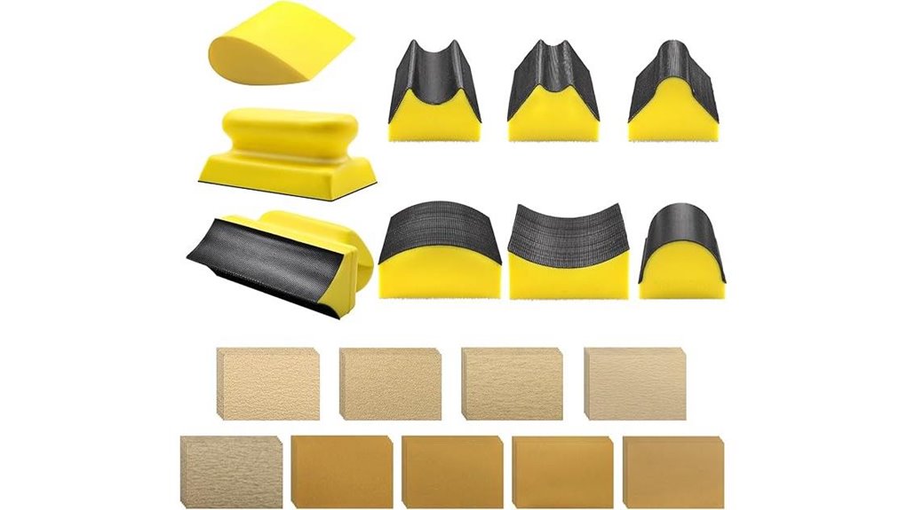 sanding block with sandpaper