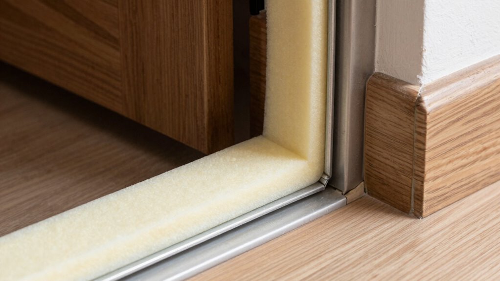 seal doors with foam