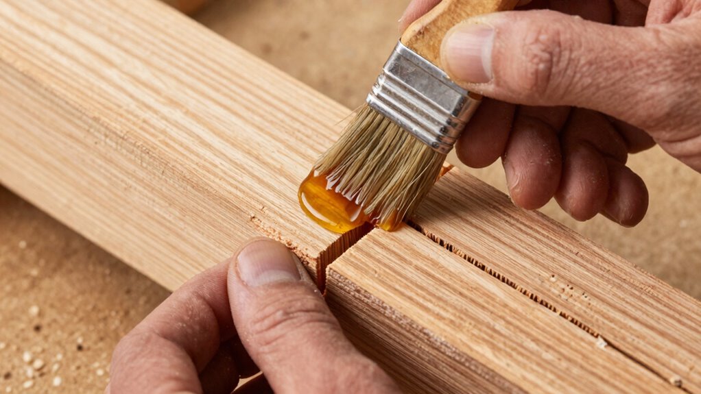 seal joints with glue