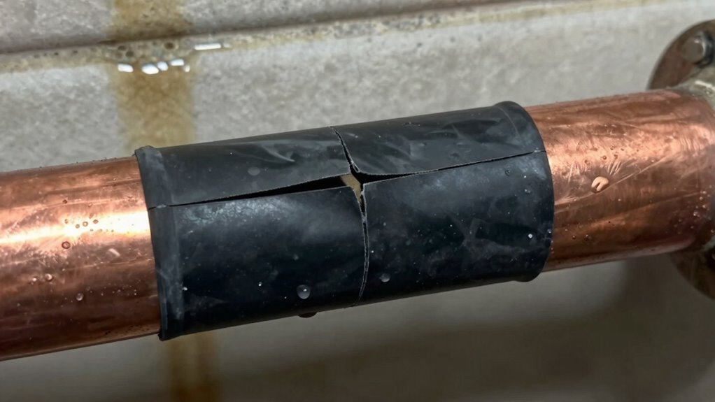 seal small pipe cracks