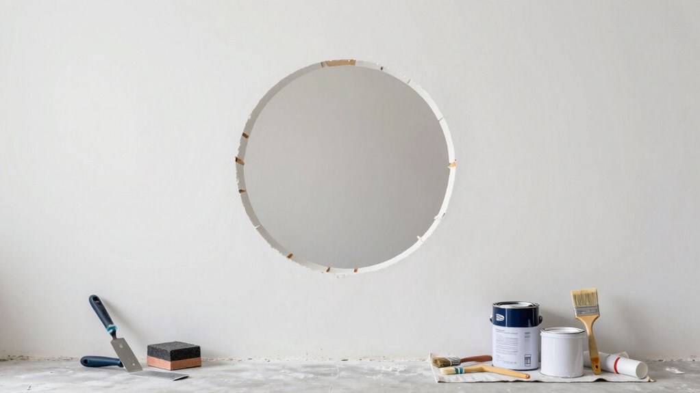 seamless wall repair technique