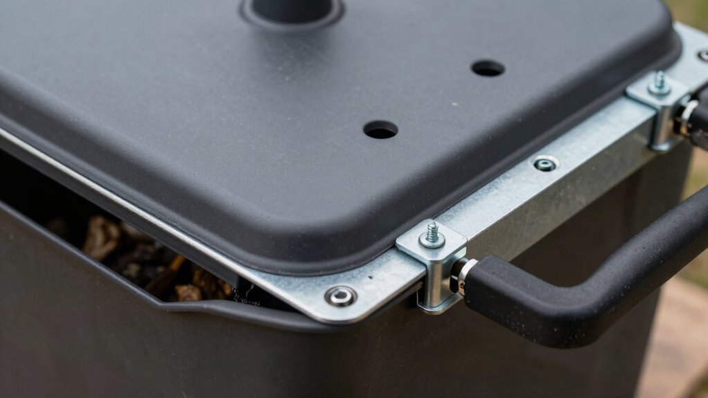 secure accessible compost lid