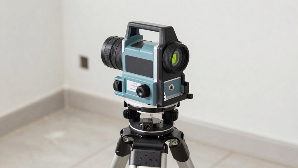 secure laser level installation