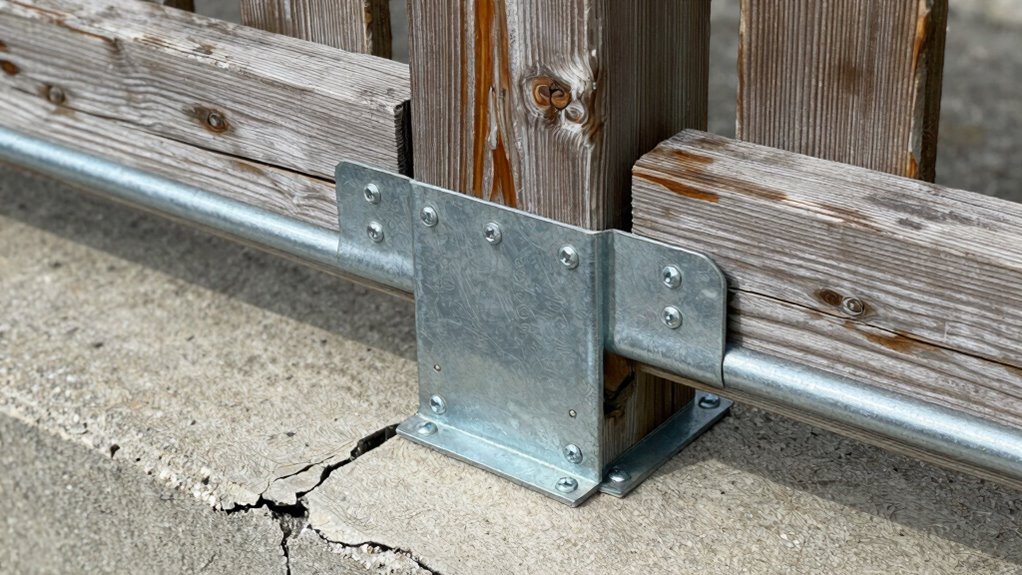 secure rails for stability