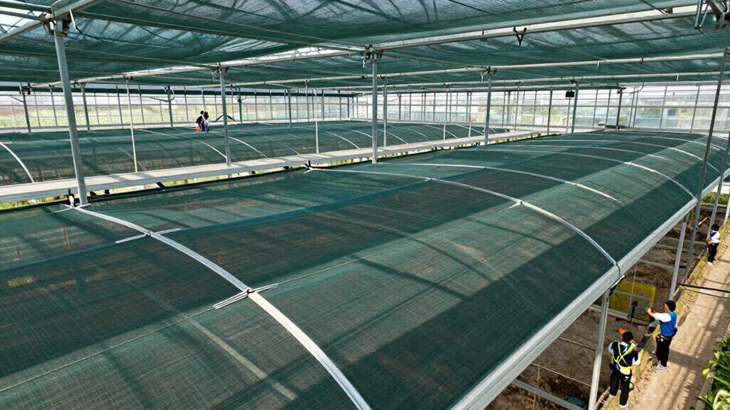 securely attach shade netting