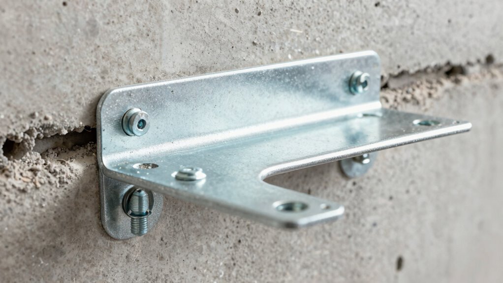 securely fasten brackets properly