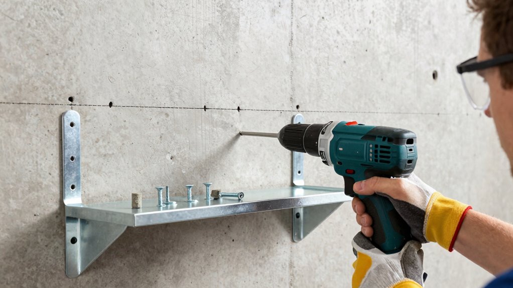 securely mount shelves confidently