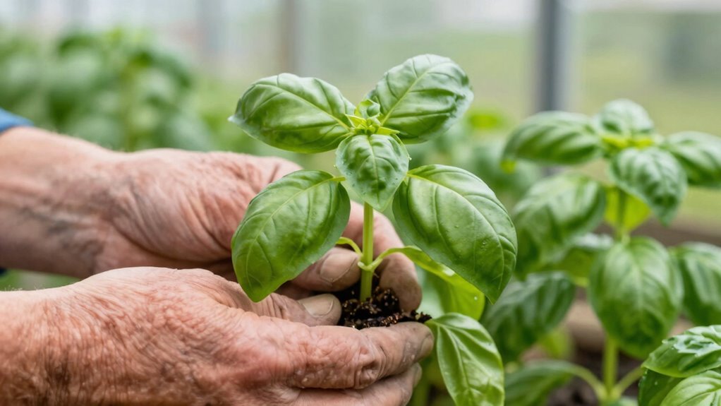 select healthy parent plants