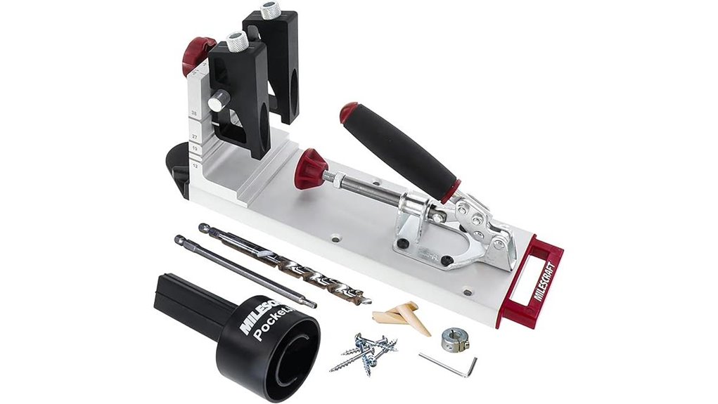 self clamping metal pocket jig