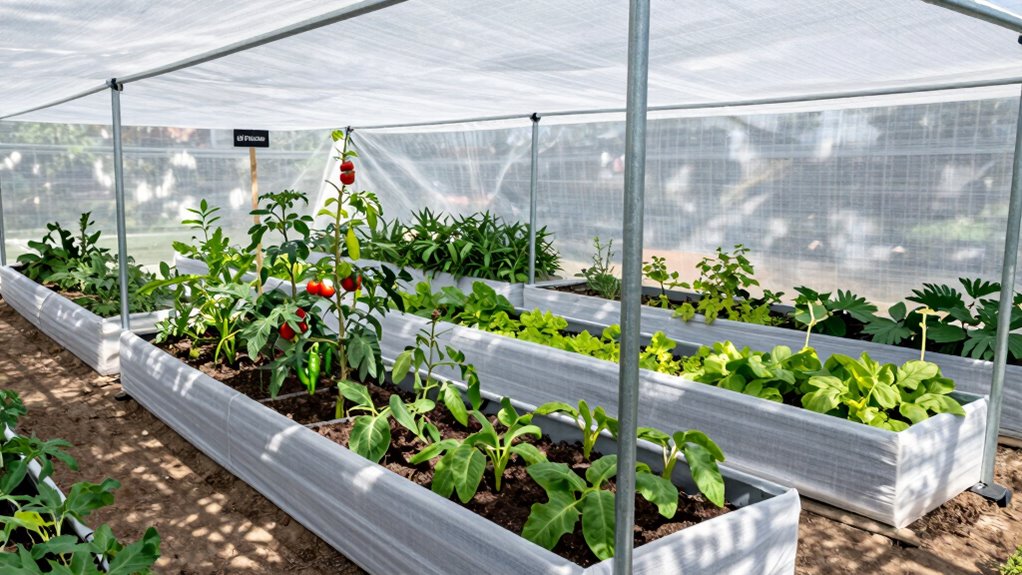 shade cloth protects plants