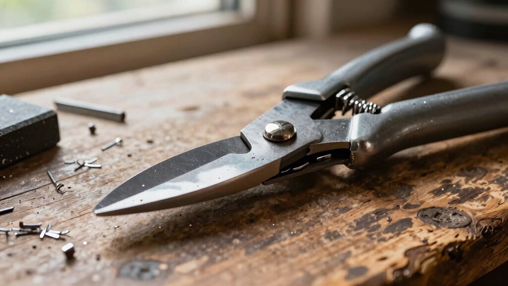 sharp clean durable shears