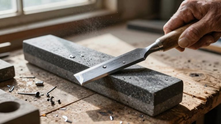 sharpen wood chisels properly