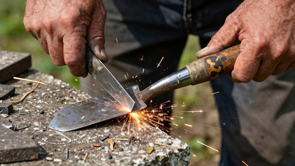 sharpening tools requires technique