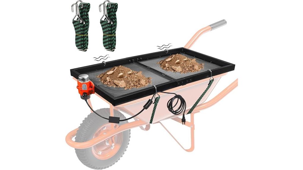 sifting soil with efficiency