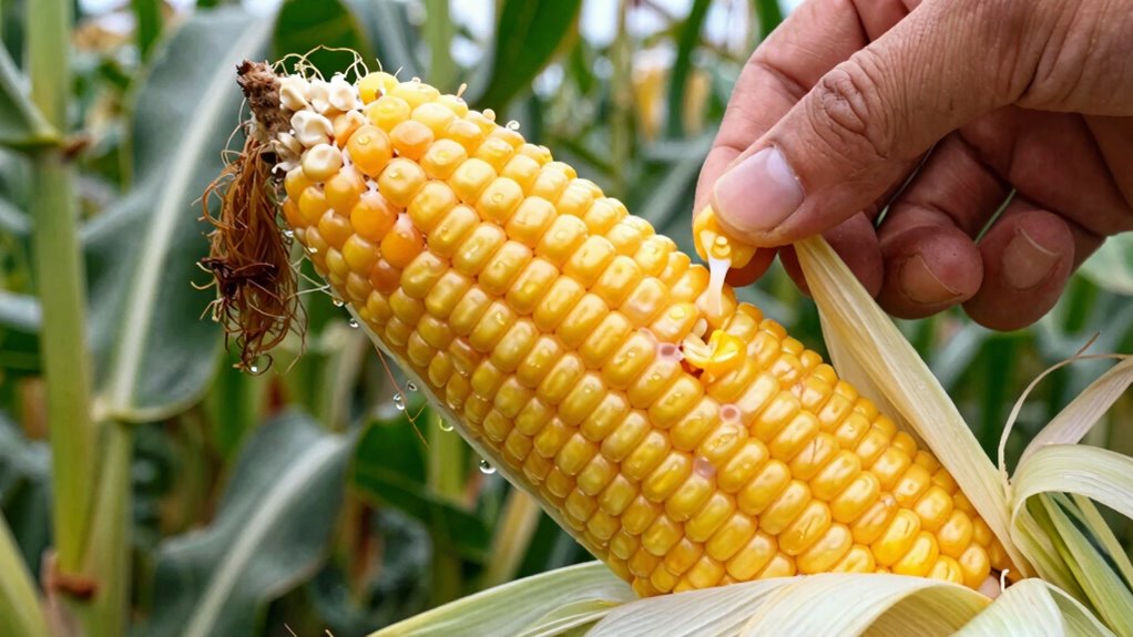 signs of corn ripeness
