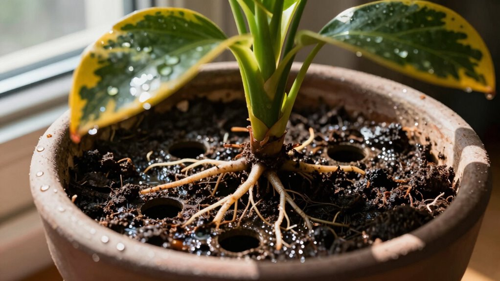 signs of overwatered plants