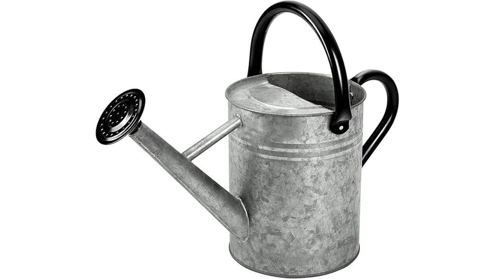 silver one gallon can