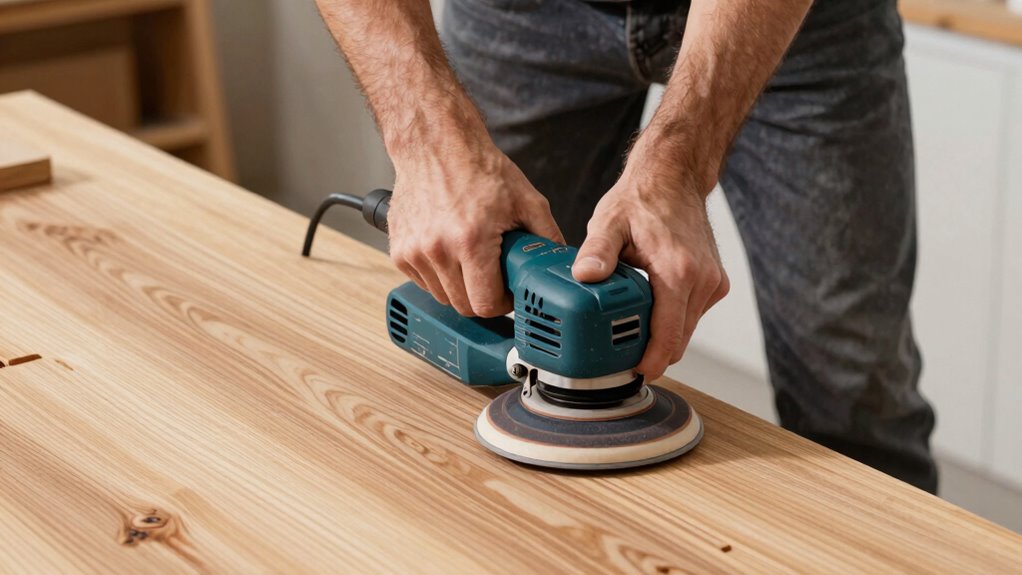 smooth steady sanding technique