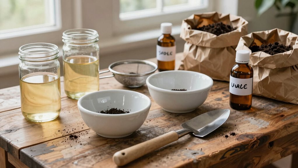 soil testing supplies preparation