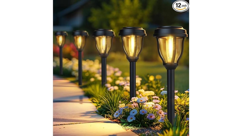 solar pathway lights outdoor