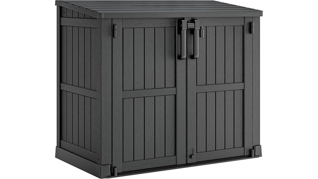 spacious outdoor storage solution