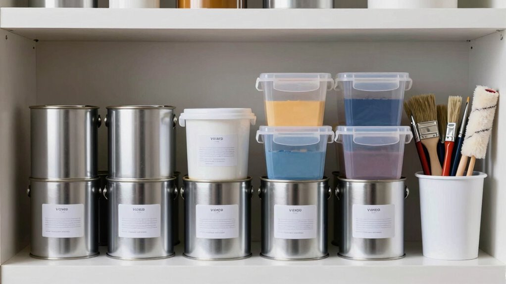 specialized paint storage containers