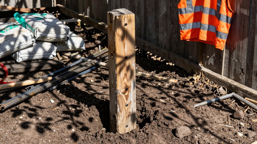 stable strong fence posts