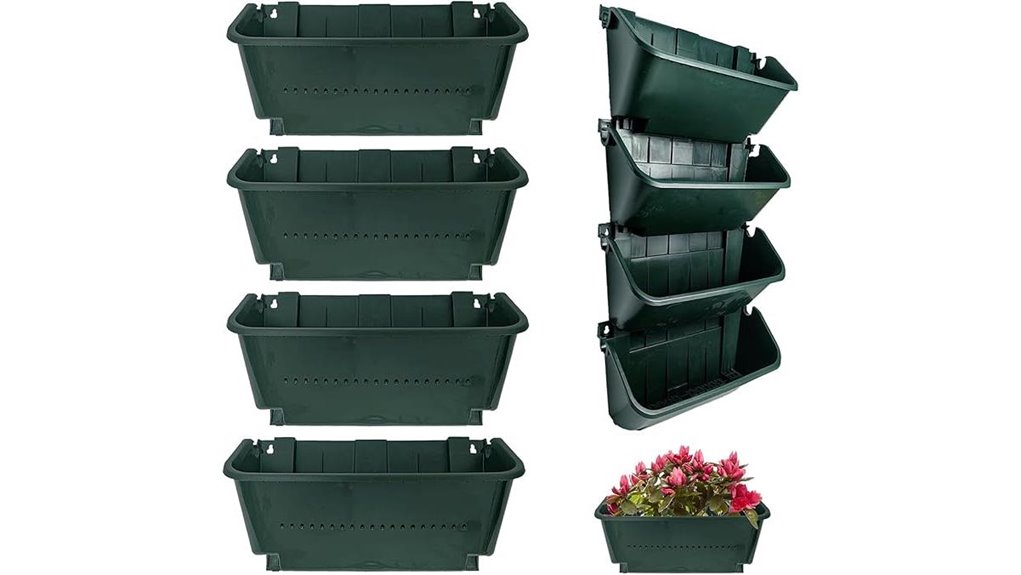 stackable self watering planters