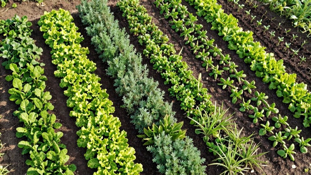 staggered planting for freshness