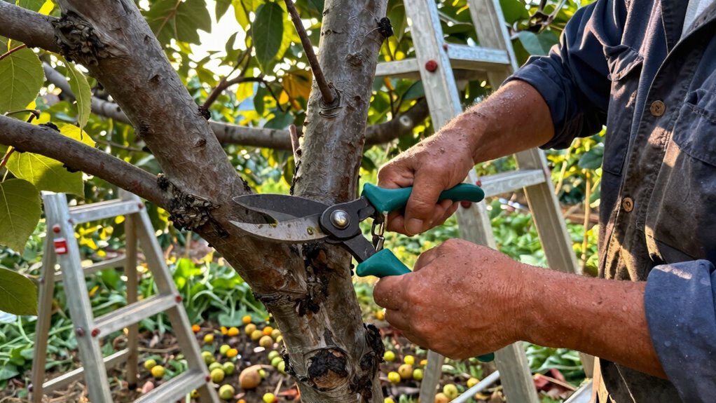 strategic fruit tree pruning