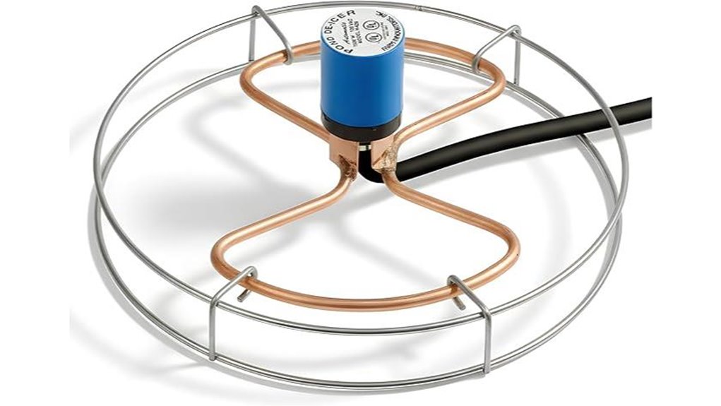 submergible water heater deicer