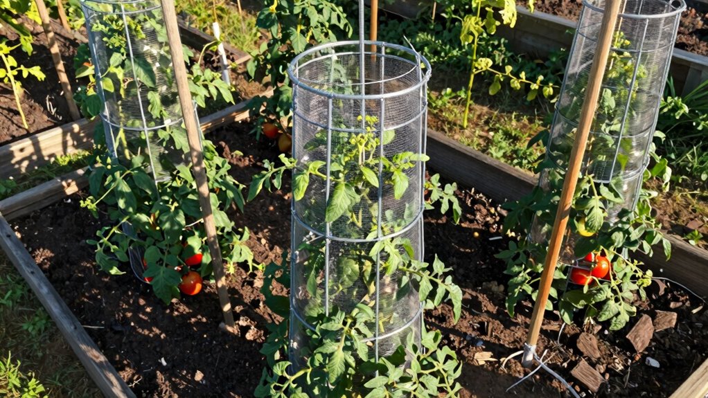 support bushy climbers early
