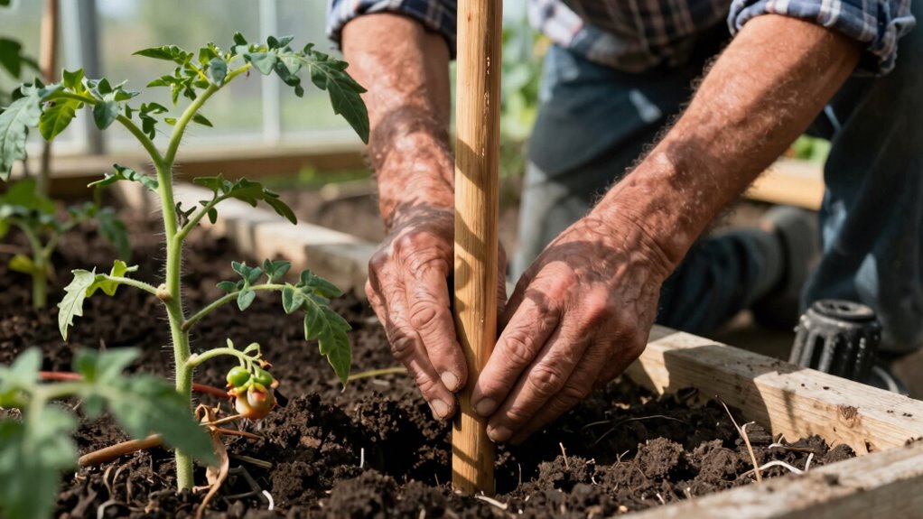 support stakes enhance growth