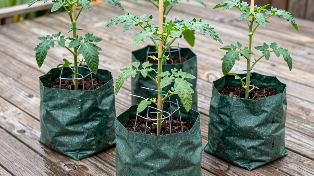 support tomato plants properly