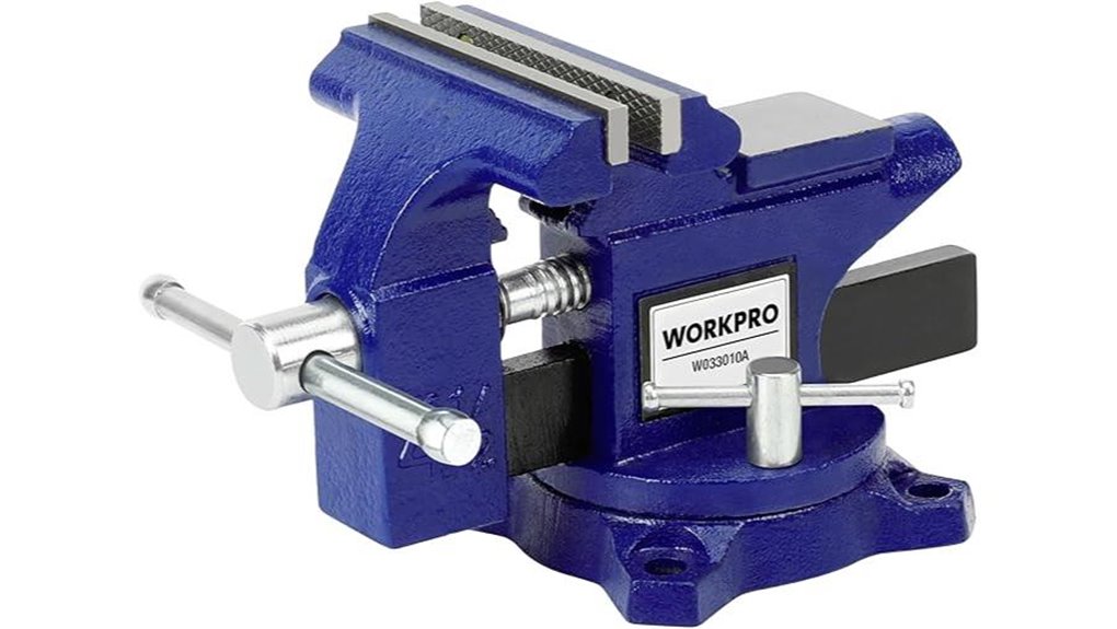 swivel base bench vise