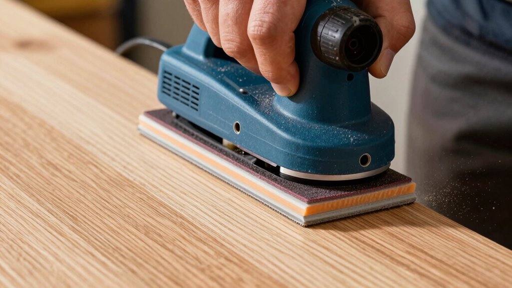 systematic sanding for smoothness