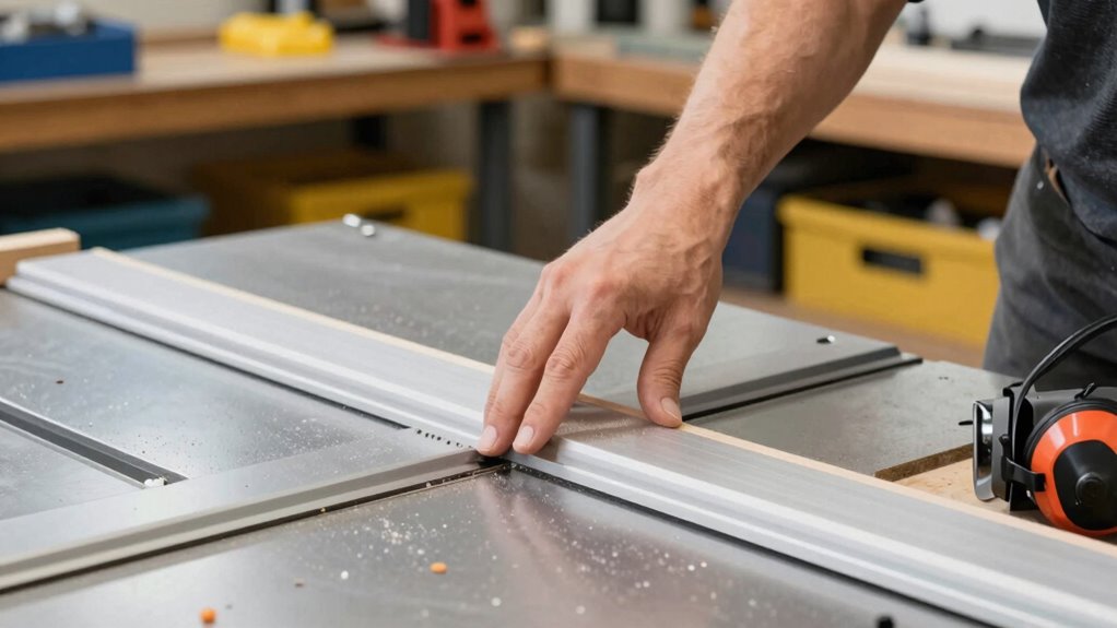 table saw safety practices