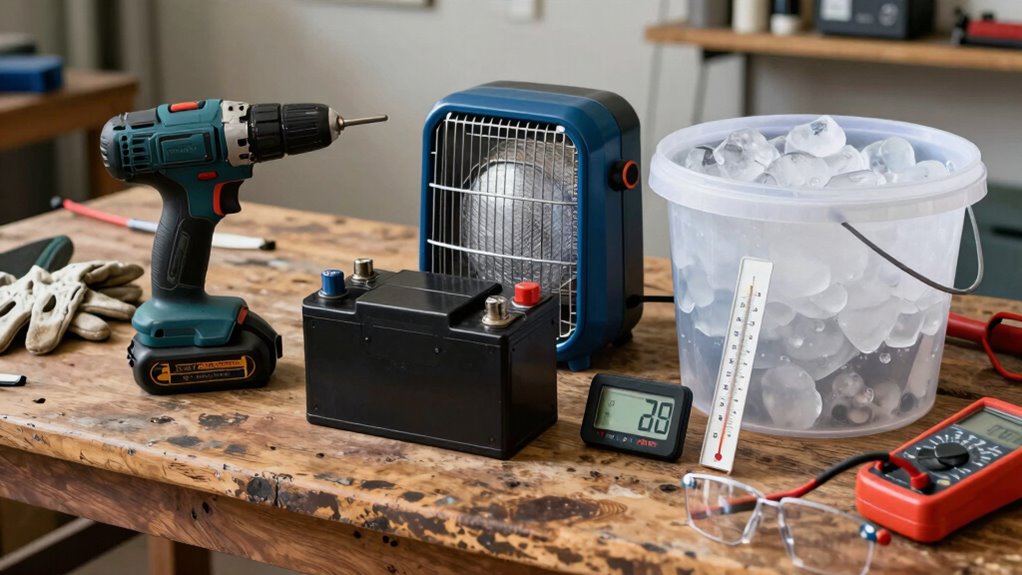 temperature control for batteries