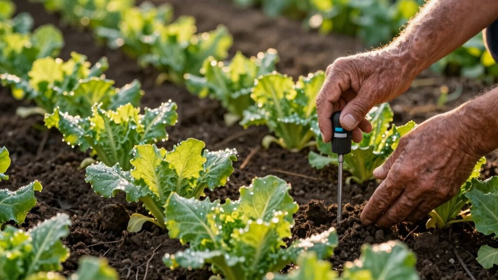 test soil moisture regularly