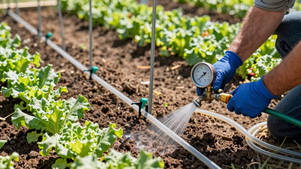 test tap pressure accurately