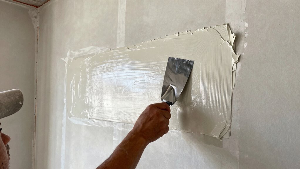 thin even layers apply