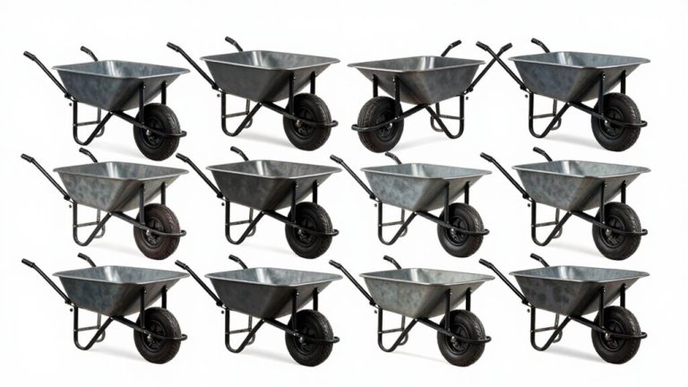 top dual wheel wheelbarrows
